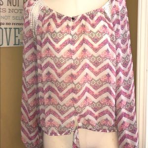 Boho Chevron Top